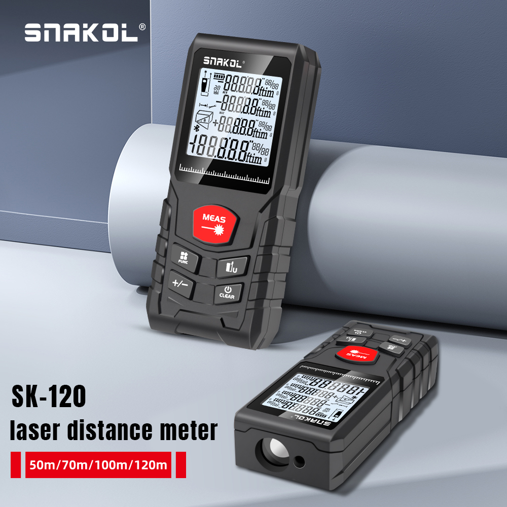 Stanley Tape 25Ft - Snakol Laser Tape Measure 50M/70M/100M/120M Laser