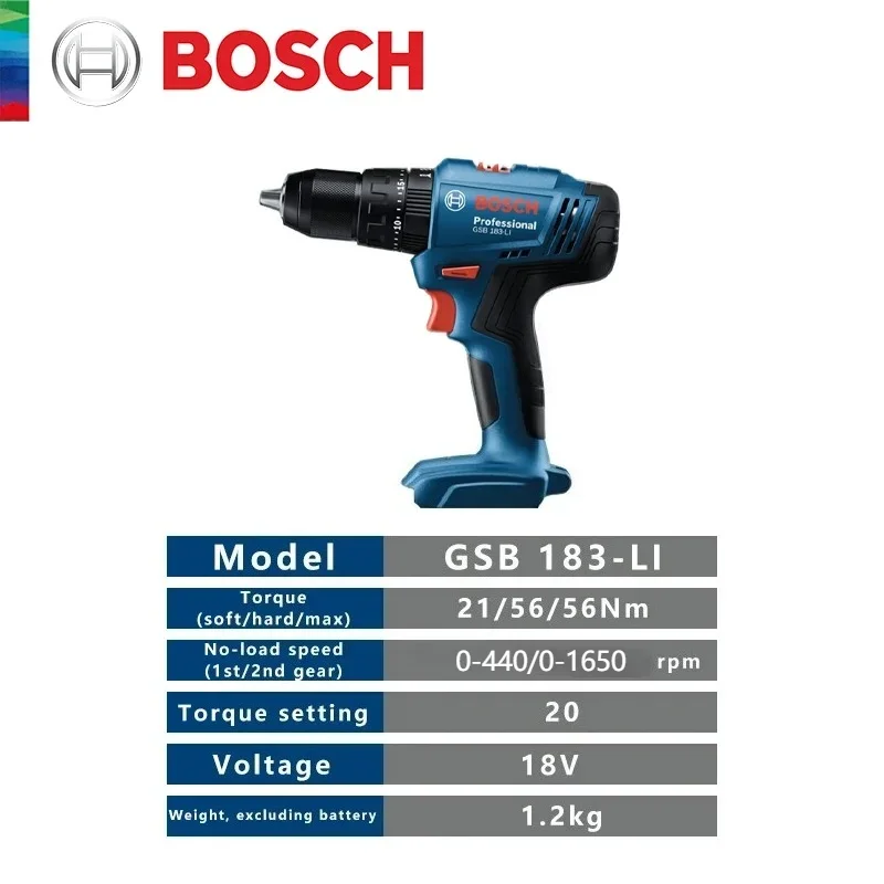 Bosch GSB 183-LI 18V Brushless - Bosch Drill Gsb 18V 评论和价格