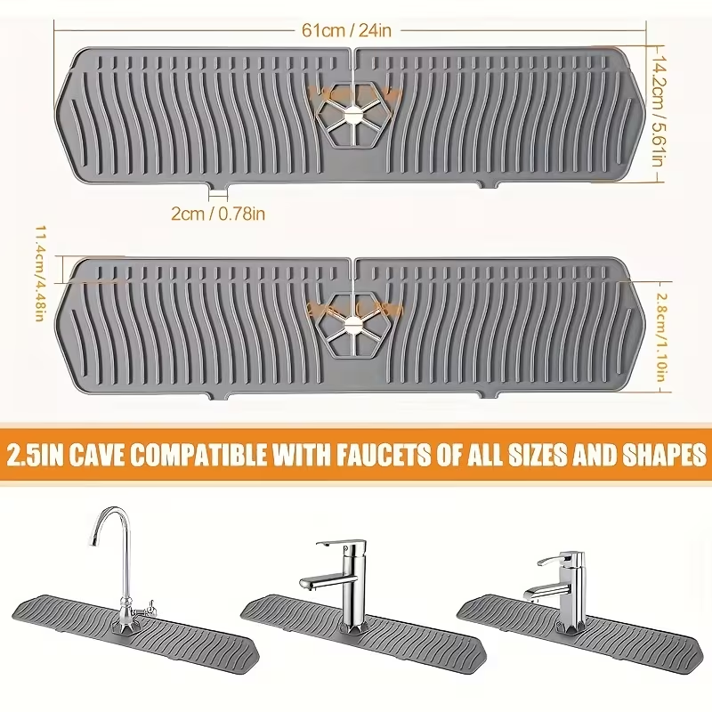 24Inch Kitchen Drainage Pad Si - Silicone Tap Washer 评论和价格