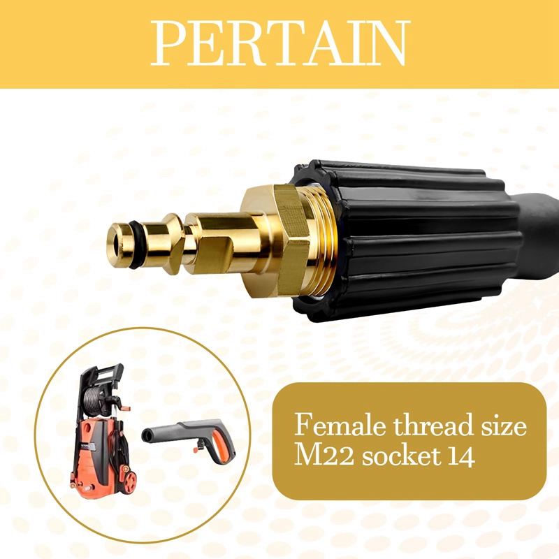 High Pressure Washer Adapter M - Compression Fitting Brass 评论和价格